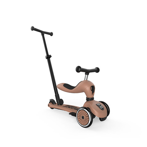 SCOOTANDRIDE - Highwaykick Push and Go 2in1 Ride and scooter 1-5 years Wildberry