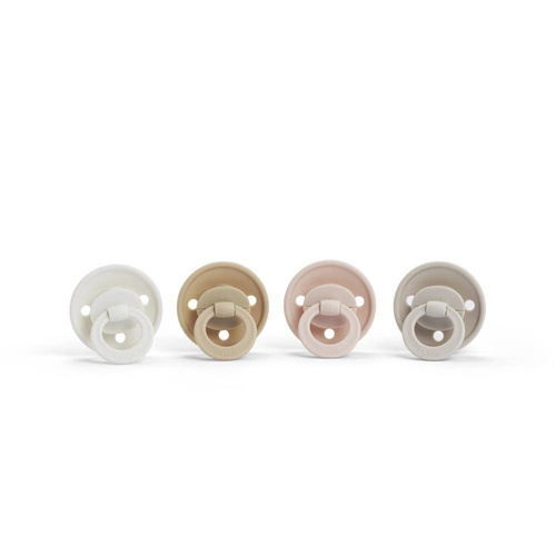 ELODIE DETAILS - latex pacifier 0-6 m Binky Bundle, powder pink - 2 pieces