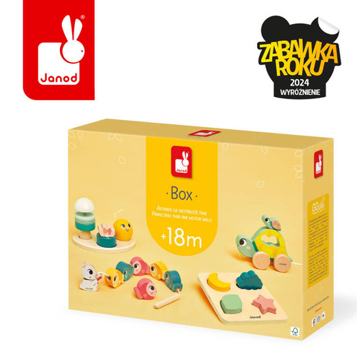 Janod - Set of educational toys Box 18 months