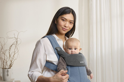 BABYBJORN - Baby Carrier Harmony, Woven, Blue mélange