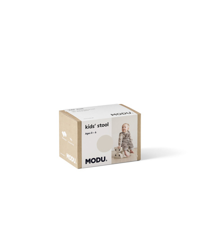 MODU - Kids Stool - Sand Grey / Honey Yellow