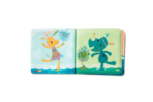 LILLIPUTIENS - Magic Bath Book Crocodile Anatol 12 m +