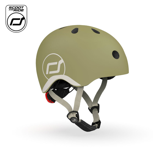 SCOOTANDRIDE - S-M helmet for children 3+ Olive