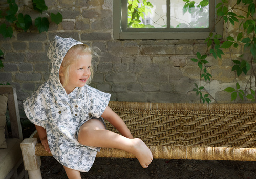 Elodie Details - Bath Poncho - Garden Leo Toile