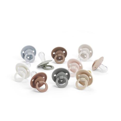 Elodie Details - Binkie Bundle Newborn Silicone - 0-6 months - Powder Pink - 2 pieces