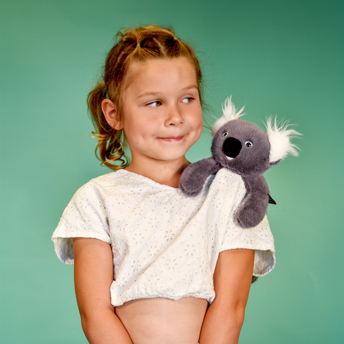 DOUDOU - magnetic plush Podcoll Koala, Histoire d'Ours, 30 cm, grey