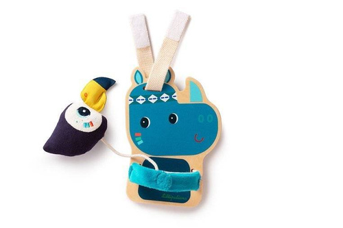 LILLIPUTIENS - A set of wooden tags activating the Rhinoceros Marius 9 m +