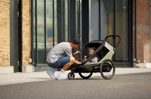 Hamax - Outback Next Bike Trailer, dusty green