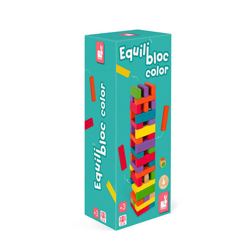Janod - Game Jenga with Equilibloc colors