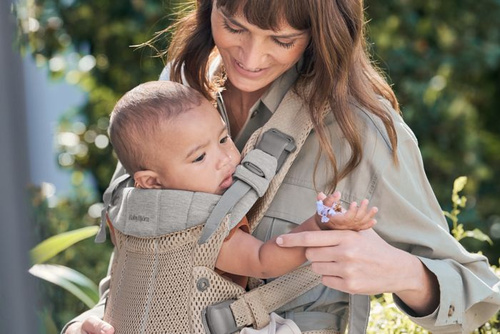 BABYBJORN - Baby Carrier Harmony 3D Mesh, Grey beige