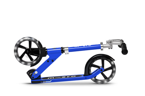 MICRO - two-wheeled scooter for children Cruiser LED, blue
