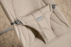 BABYBJÖRN - Bouncer BLISS Woven/Jersey Tri Fabric, Sand Grey