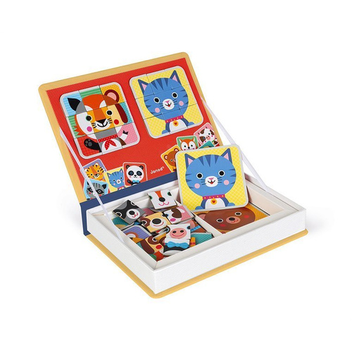 Janod - Magnetic puzzle Magnetibook animal puzzle