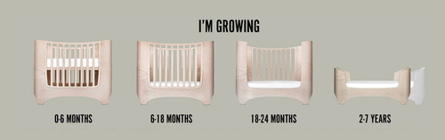 LEANDER - CLASSIC™ baby cot 0-3 yrs, Cappuccino