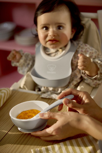 BABYBJORN - Dinnerware Set, 8 pcs - Light Grey