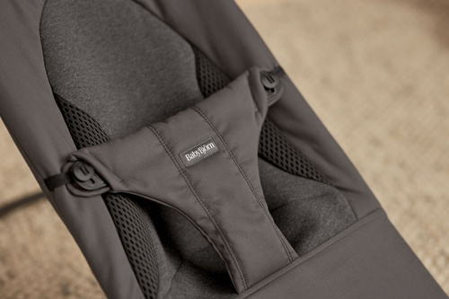 BABYBJÖRN - Bouncer Balance Soft Woven/Jersey Tri Fabric, Dark Grey