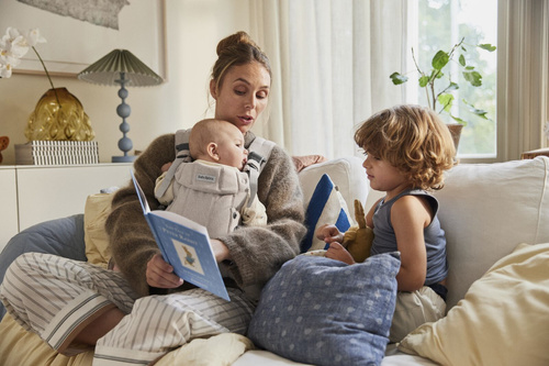 BABYBJORN - Baby Carrier Harmony, Woven, Light Beige mélange