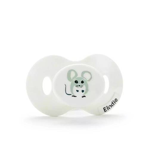 ELODIE DETAILS - silicone pacifier 3m+, Forest Mouse Max