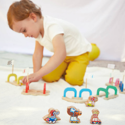 Janod - Marble Game Applepop 3+ Obstacle Race