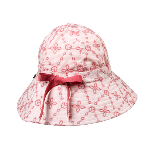 Elodie Details - Sun Hat - Embroidery Anglaise Pink - 6-12 months