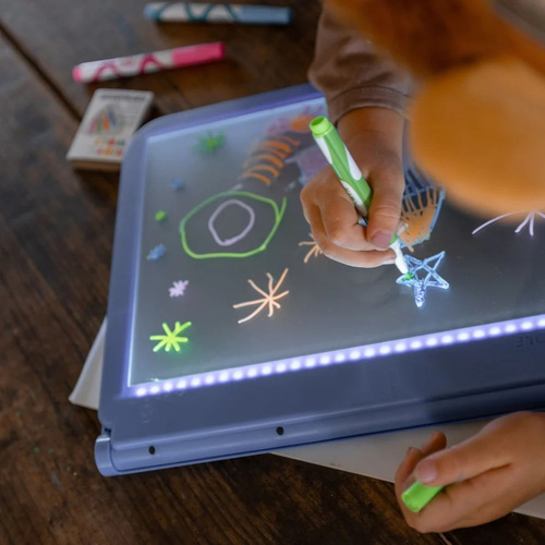 Kidywolf – illuminated tablet for learning how to draw manga K-DRAW-PRO, blue