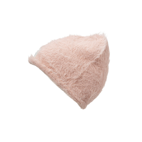 Elodie Details - Furry Knit Beanie - Powder Pink