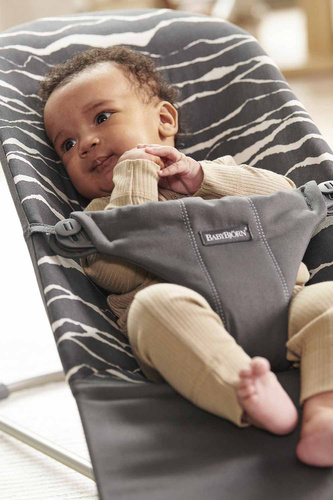 BABYBJÖRN - Bouncer Bliss, Anthracite/Landscape Print, Cotton
