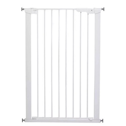 DogSpace - Bonnie Extra Tall Pressure Fitted Dog Gate, White (73.5-79.6cm)