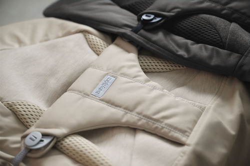 BABYBJÖRN - Bouncer Balance Soft  Woven/Jersey Tri Fabric, Light Beige