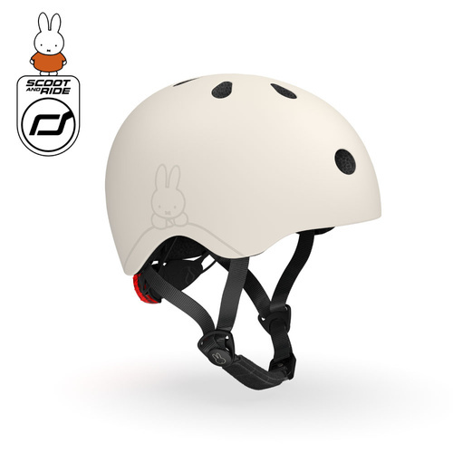 SCOOTANDRIDE - XXS-S helmet for children 1-5 years, Miffy Ash