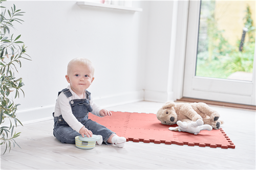 Baby Dan – foam play mat, warm rose