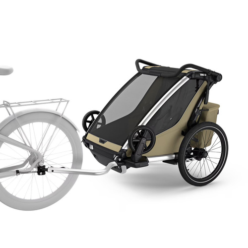 Przyczepka rowerowa dla dziecka, podwójna - Thule Chariot Sport 2 - Black