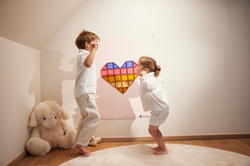 CLEVERCLIXX - magnetic wall sticker 95x75cm, dream pink