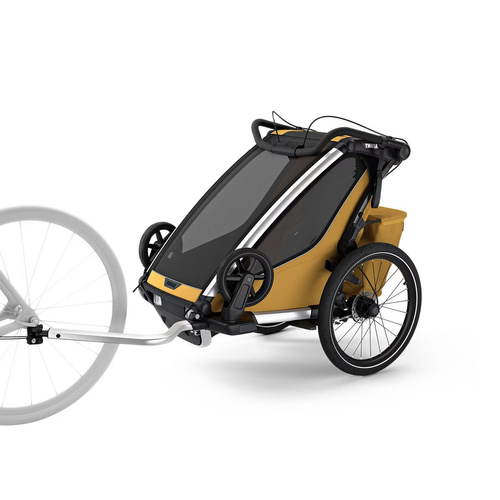 Child bicycle trailer, single - Thule Chariot Sport 2 - Natural Gold