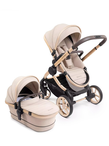 Peach 7 Pushchair and Carrycot, Biscotti