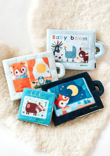 LILLIPUTIENS - Soft book for learning to count 1, 2, 3 ... 18 m +