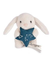 DOUDOU – DOUDOU ASTRO plush rabbit with zodiac sign, Doudou et Compagnie, 12 cm, Libra