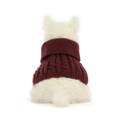 Jellycat - Munro Scottie Dog 'Winter Jumper' 25 cm