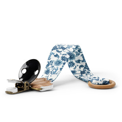 Elodie Details - Wood Pacifier Clip - Garden Leo Toile