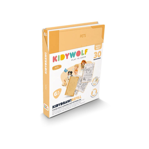 KIDYWOLF – refill set for KIDYDRAW-PAD 6+, Pets