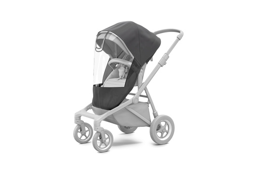 Thule Sleek + Bassinet + Main Seat - Grey Melange on Black