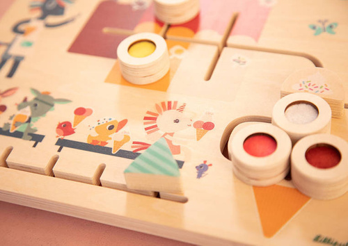 LILLIPUTIENS - Ice Cream Shop 18 m + wooden handling board