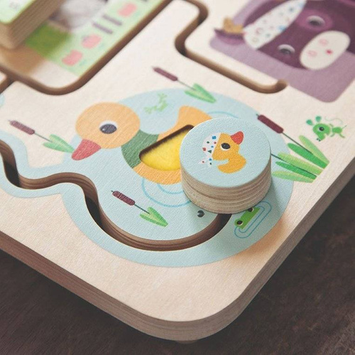 LILLIPUTIENS - Farma wooden sensory labyrinth 18 m +