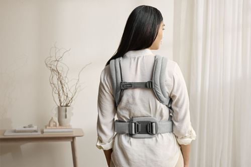 BABYBJORN - Baby Carrier Harmony, Woven, Light grey mélange
