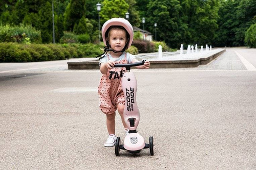 SCOOTANDRIDE - Highwaykick 2in1 Ride and scooter 1-5 years Rose