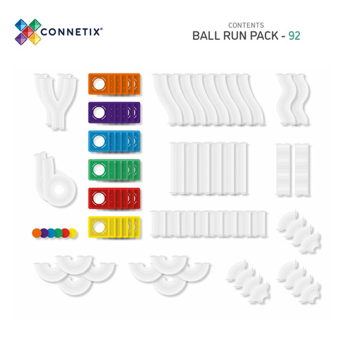 CONNETIX - 92 Piece Ball Run Pack