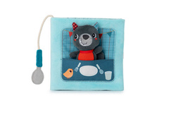 LILLIPUTIENS Activation book with a mini cuddly toy Bon appetit! Wolf Louis 12 m+