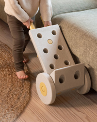 MODU - 4 x foam wheels, Sand Grey / Honey Yellow