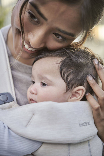 BABYBJÖRN - Baby Carrier MINI 3D Jersey, Light beige