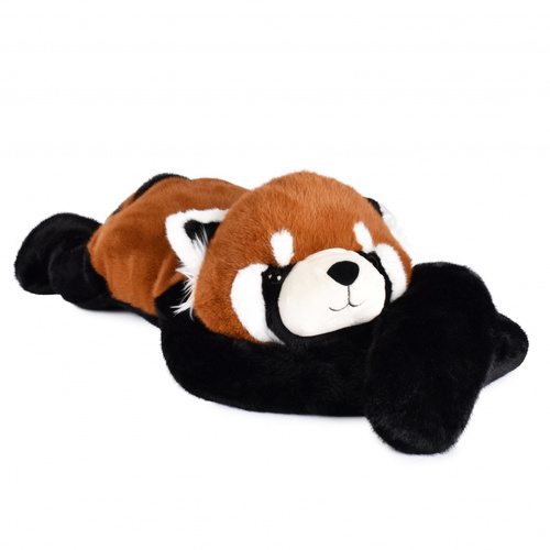DOUDOU – weighted red panda plush toy (Histoire d'Ours), 100 cm, orange